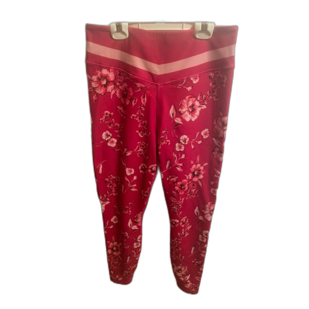 Johnny Was Bee Active V-Yoke Leggings Large